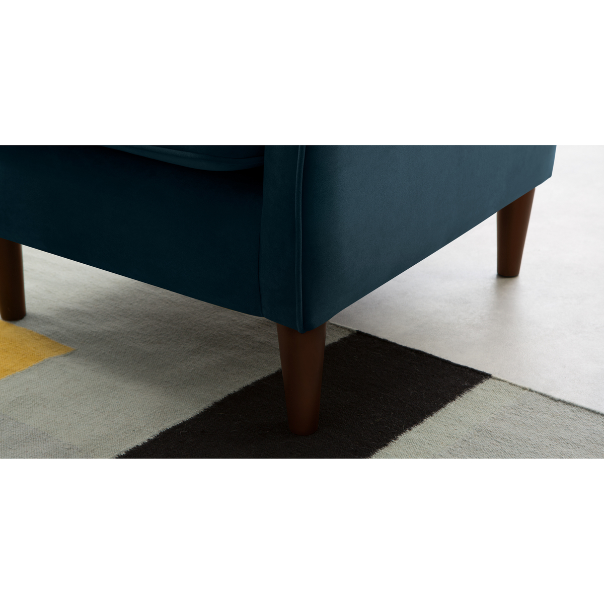 Helena Armchair, Plush Teal Velvet – image 3