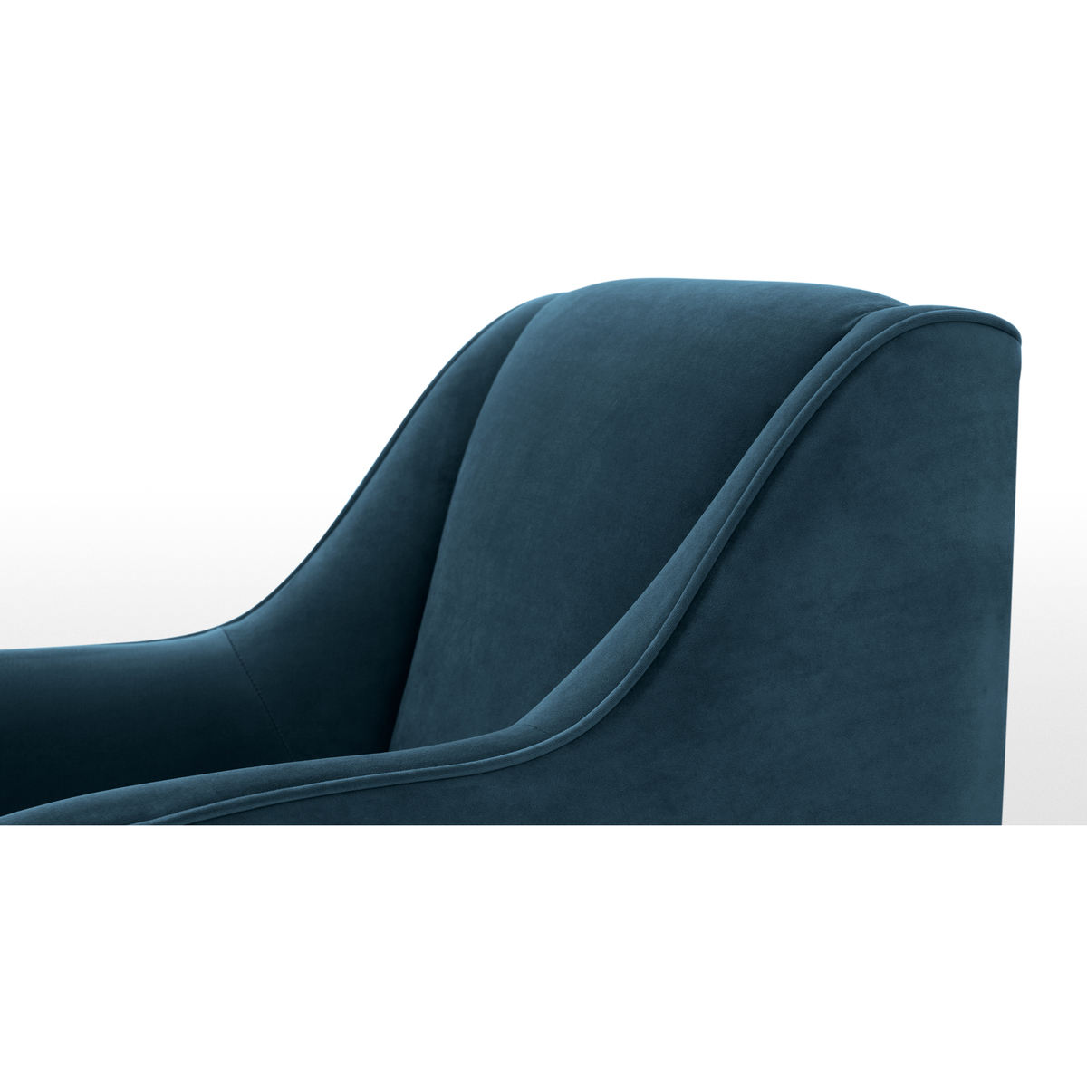 Helena Armchair, Plush Teal Velvet – image 5