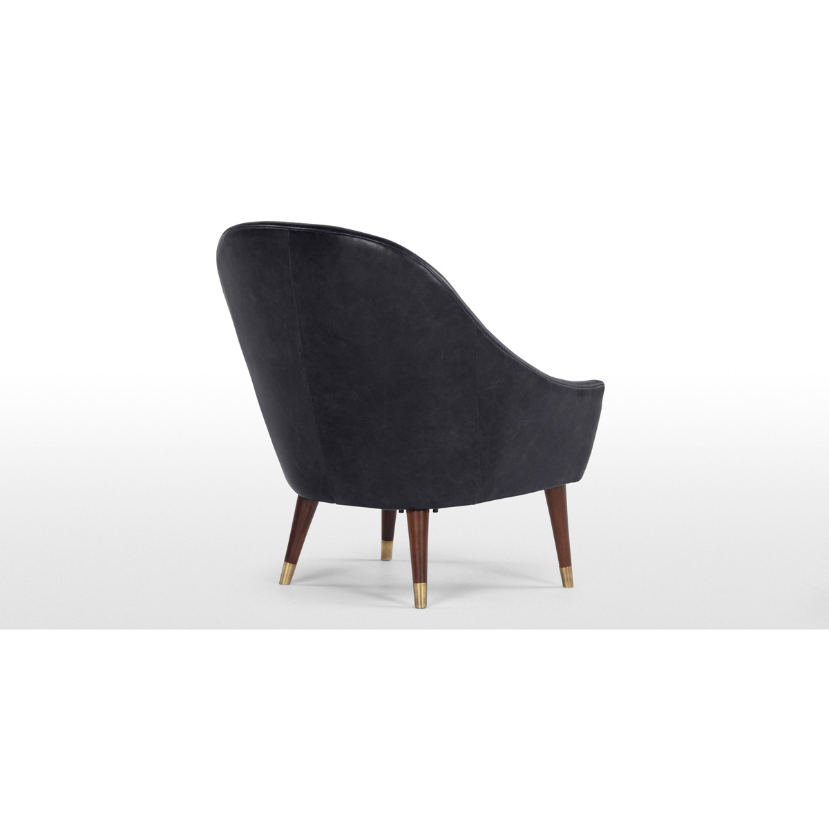 Seattle Armchair, Black Premium Leather – image 4