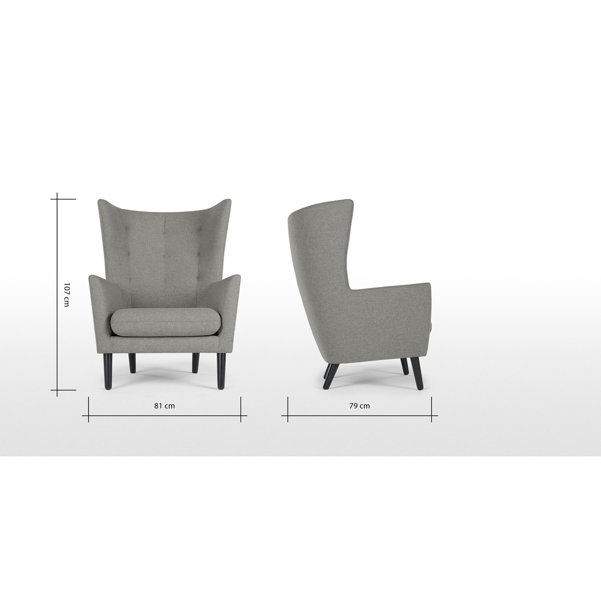 Dolton Armchair, Mountain Grey – image 7