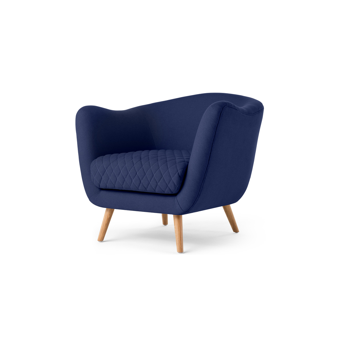 Flick Accent Armchair, Cobalt Blue – image 2