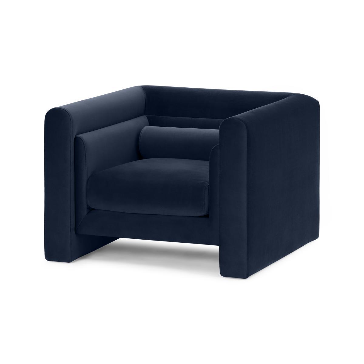 Mathilde Armchair, Dark Navy Velvet – image 3