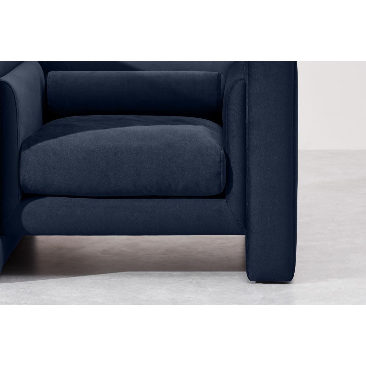 Mathilde Armchair, Dark Navy Velvet – image 5