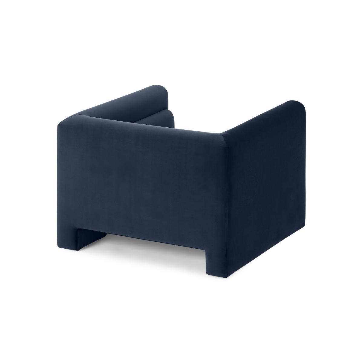 Mathilde Armchair, Dark Navy Velvet – image 6