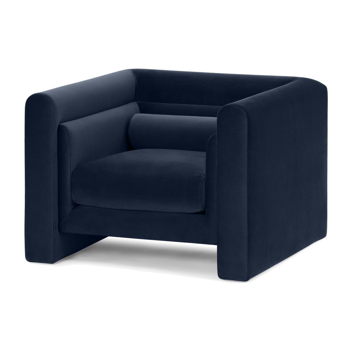 Mathilde Armchair, Dark Navy Velvet – image 1