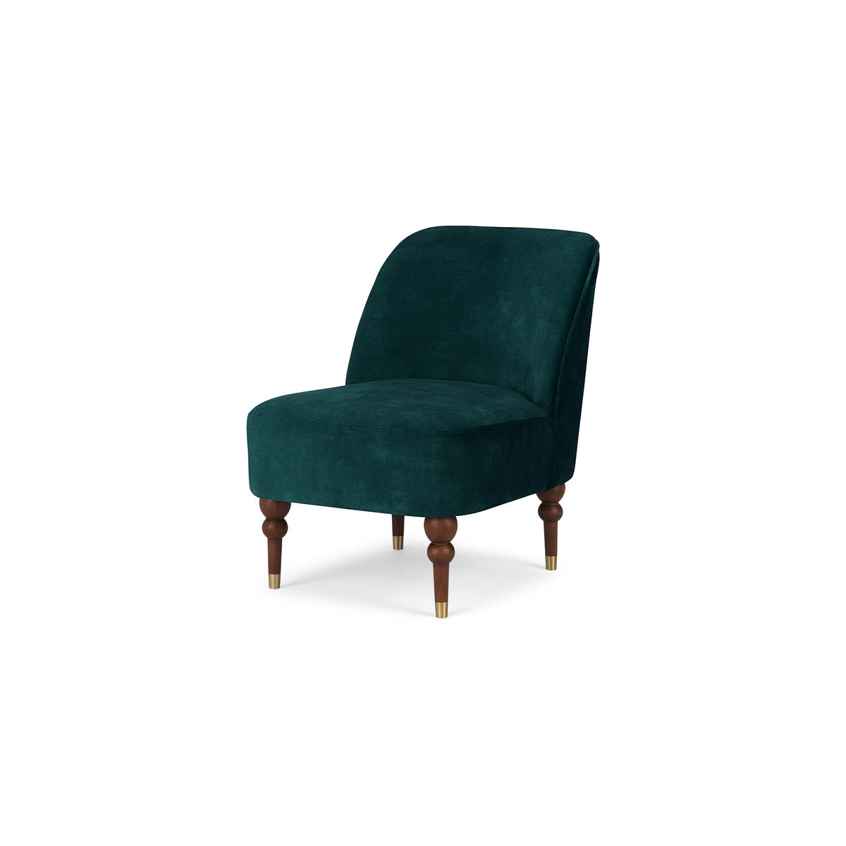 Harpo Accent Armchair, Nile Blue Velvet – image 2