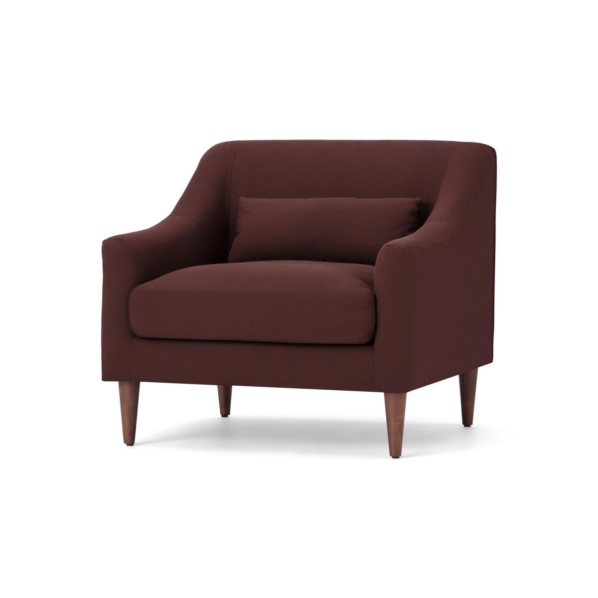 Herton Armchair, Deep Berry Recycled Cotton – image 3