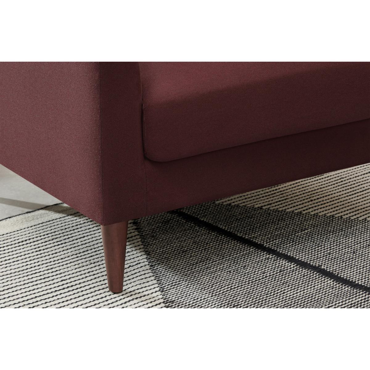 Herton Armchair, Deep Berry Recycled Cotton – image 5