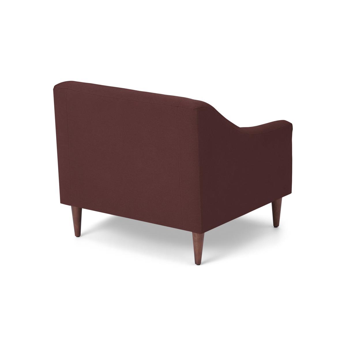 Herton Armchair, Deep Berry Recycled Cotton – image 7