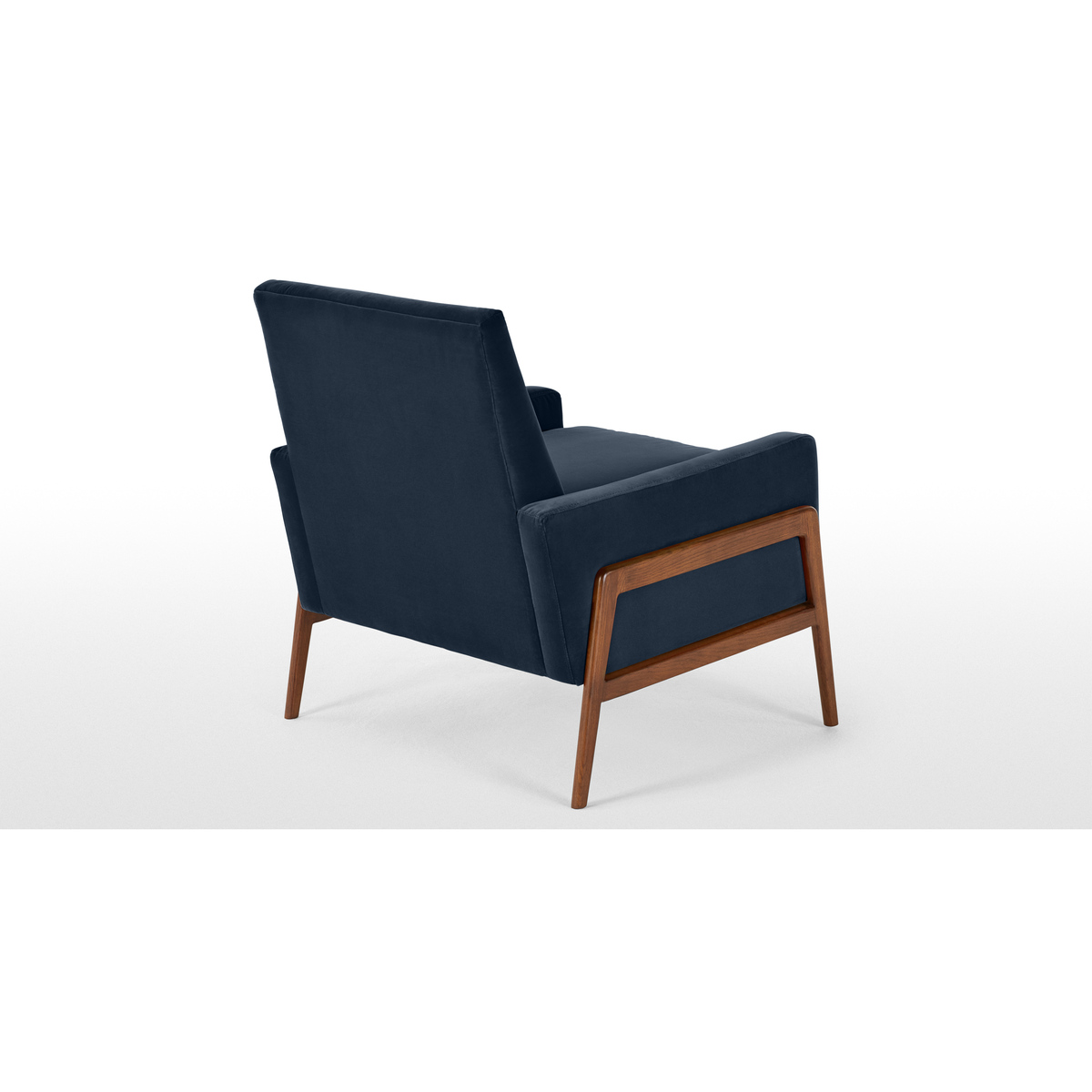 Cecil Accent Armchair, Cotton Velvet Navy – image 5