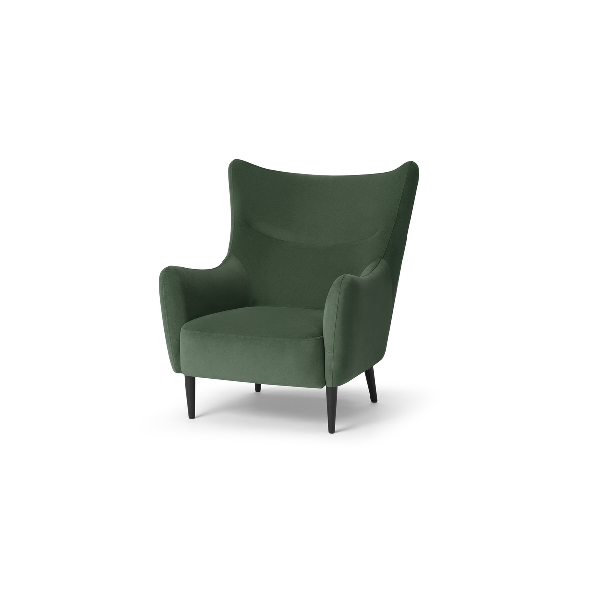 Bridget Accent Armchair, Elm Green Velvet – image 2