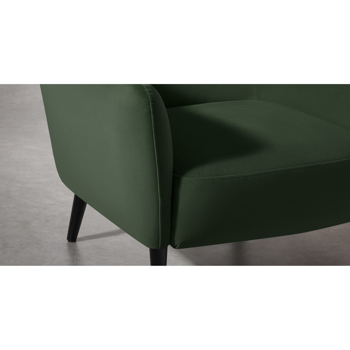 Bridget Accent Armchair, Elm Green Velvet – image 4