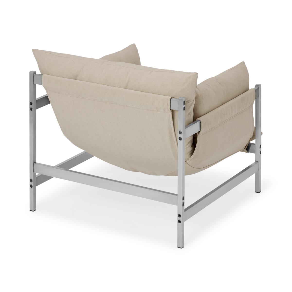 Deakin Accent Chair, Natural Cotton & Linen Mix Fabric – image 13