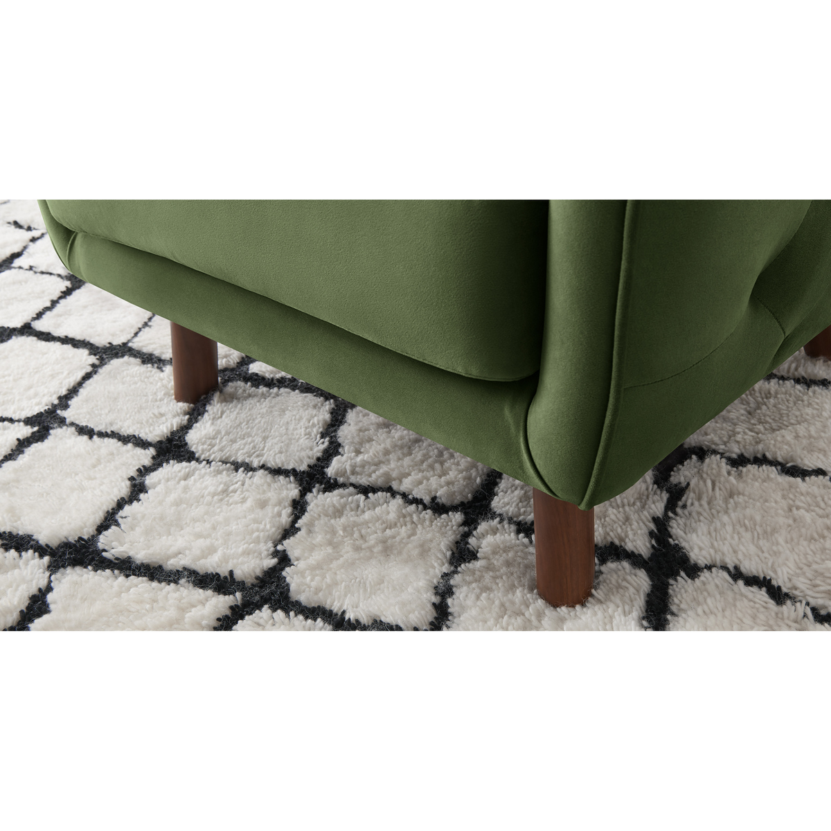 Esther Armchair, Meadow Green Velvet – image 3