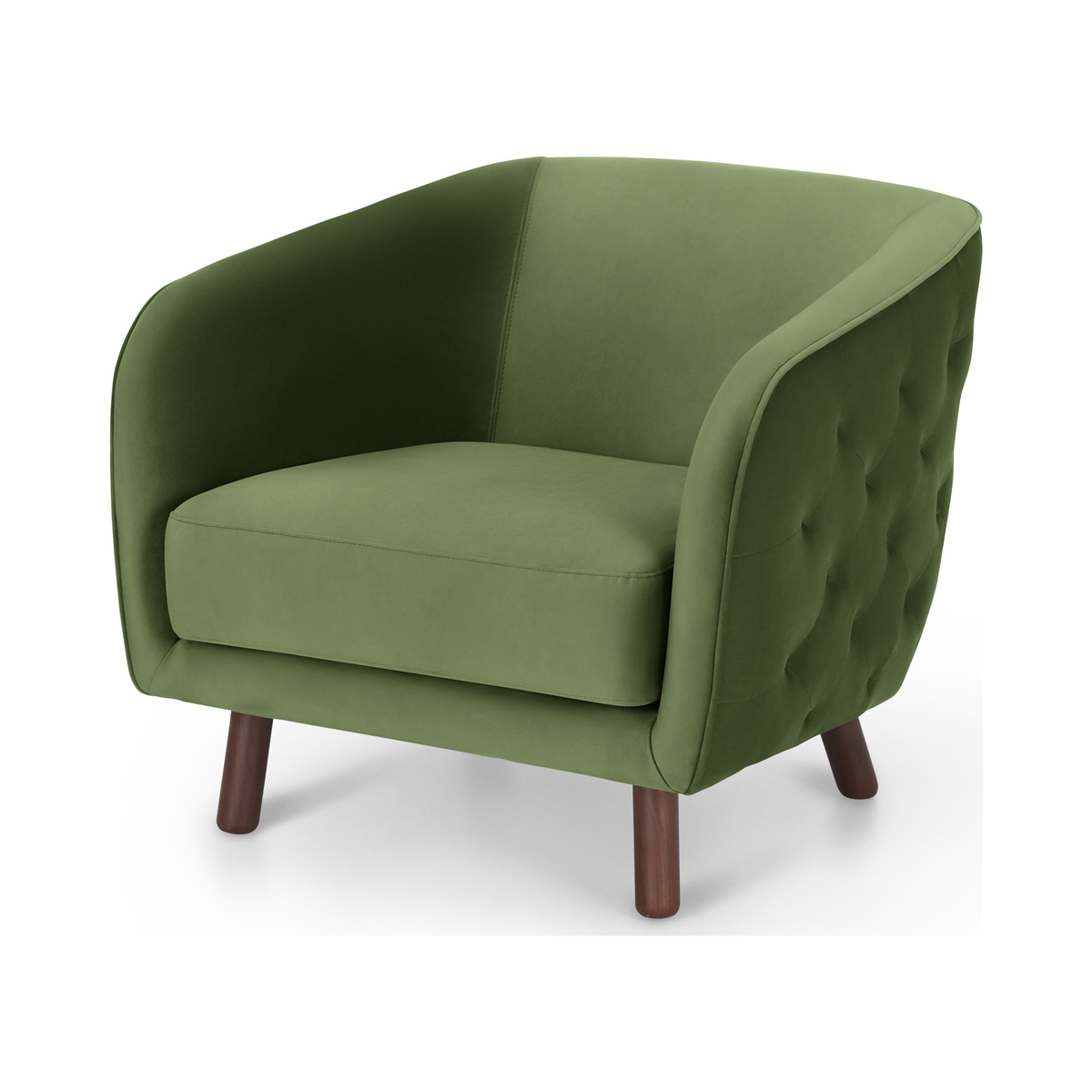 Esther Armchair, Meadow Green Velvet – image 1