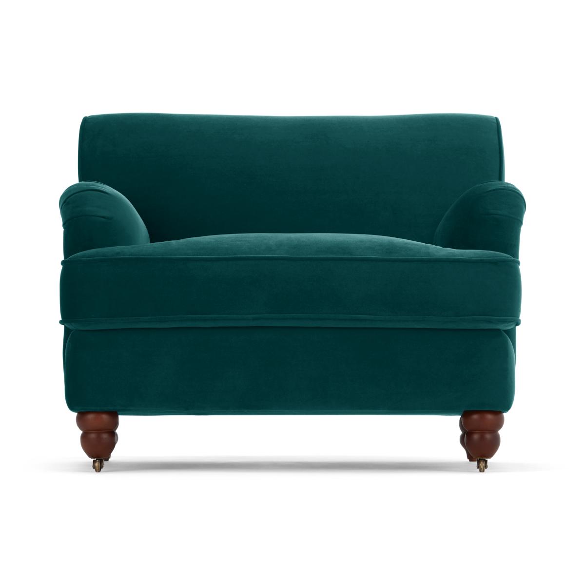 Orson Armchair, Seafoam Blue Velvet – image 2