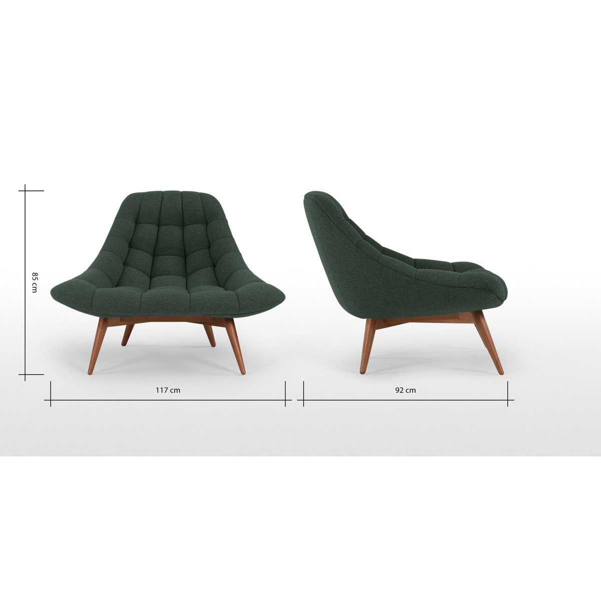 Kolton Accent Armchair, Woodland Green – image 8