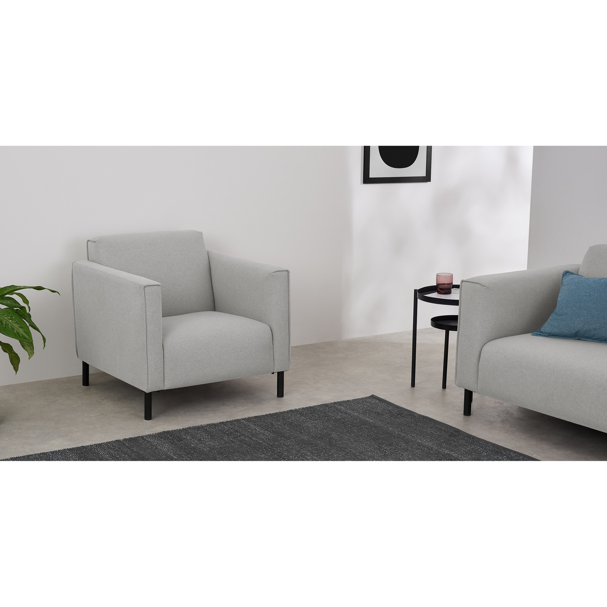 Herron Armchair, Hail Grey – image 3