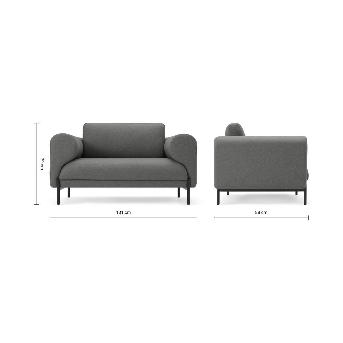 Orsel Loveseat, Elite Grey – image 9