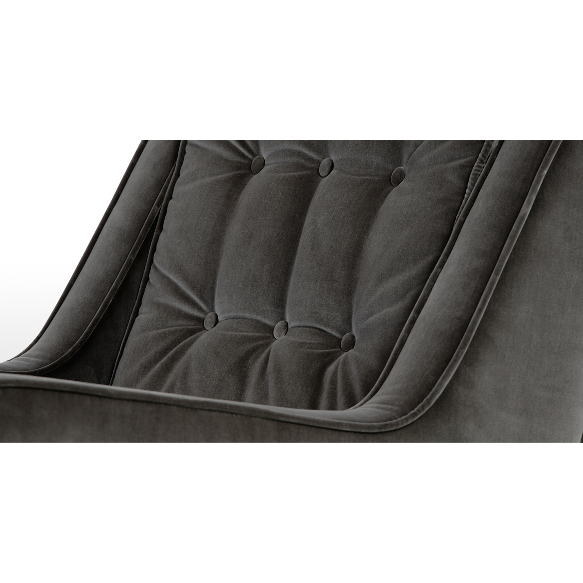 Scott Armchair, Concrete Cotton Velvet – image 4