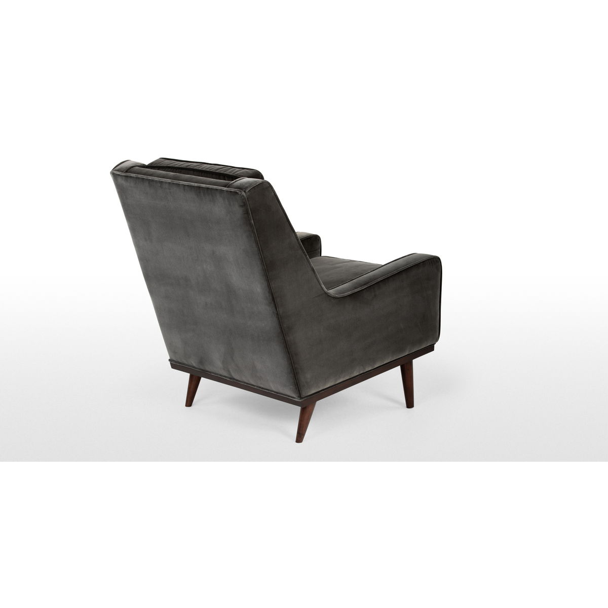 Scott Armchair, Concrete Cotton Velvet – image 5