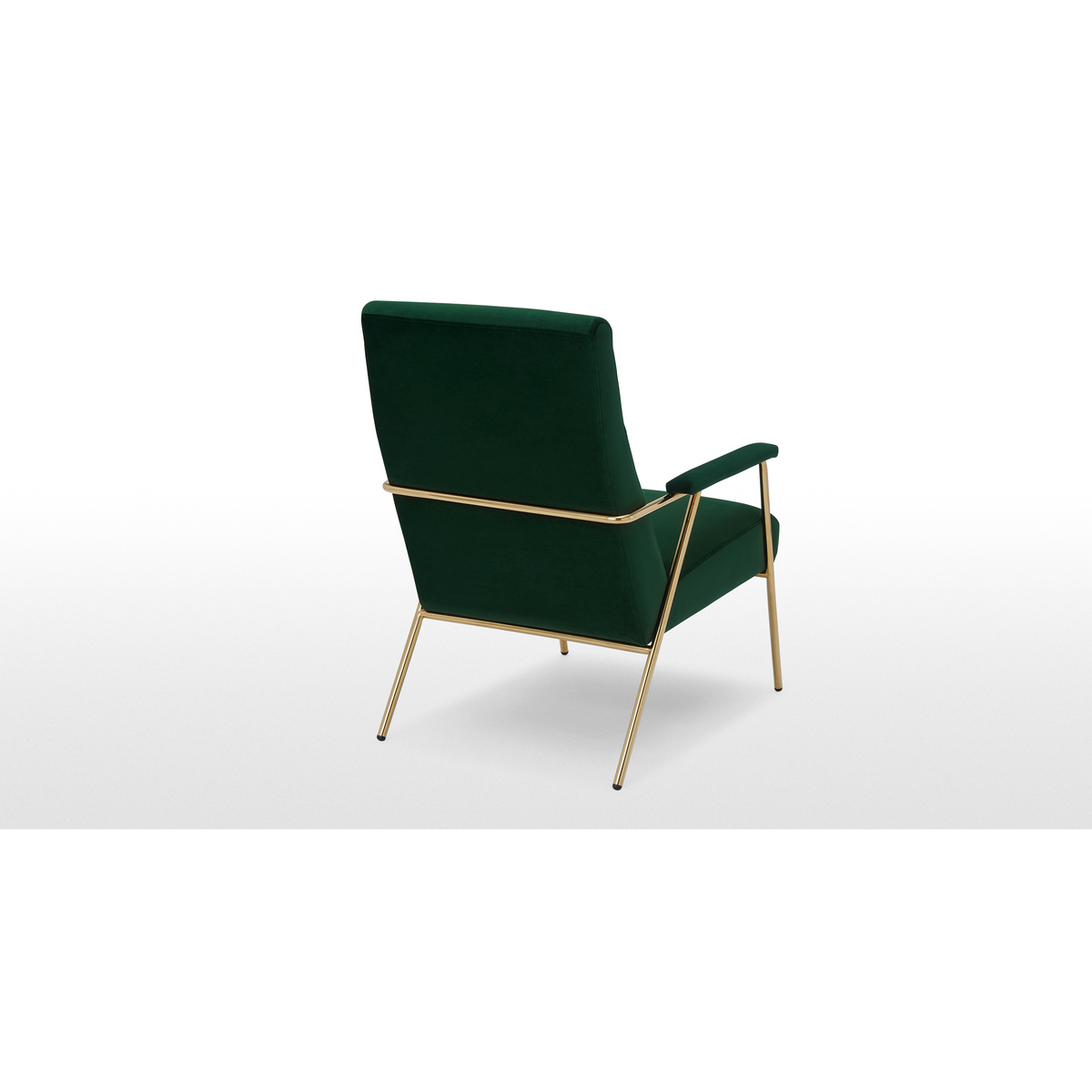 Merle Accent Armchair, Pine Green Velvet – image 5