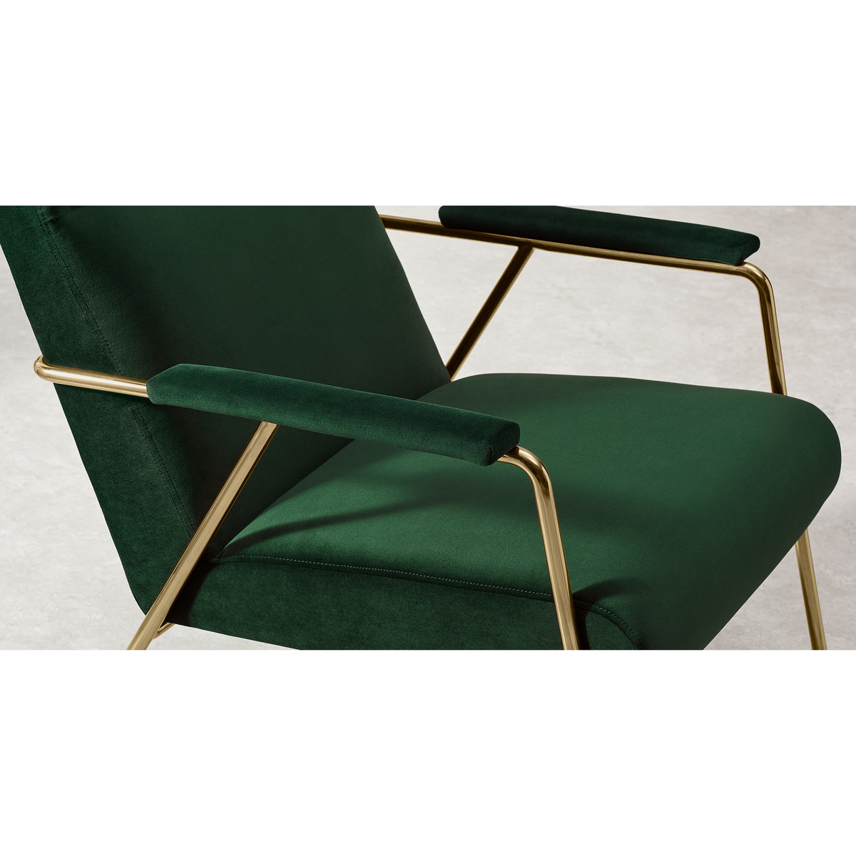 Merle Accent Armchair, Pine Green Velvet – image 6