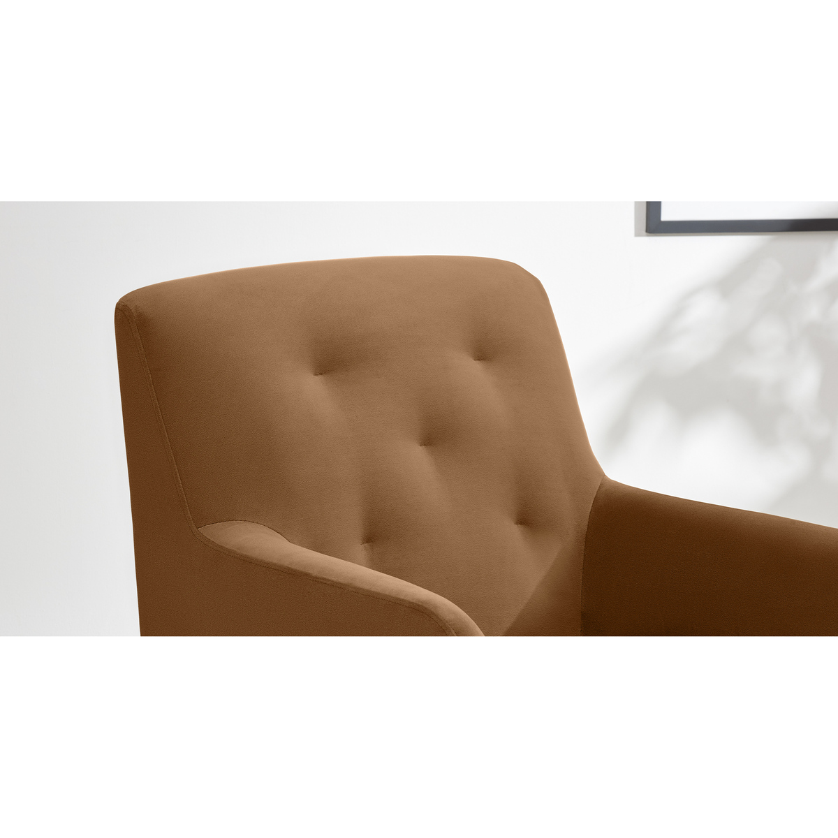 Attwood Armchair, Golden Amber Velvet – image 6