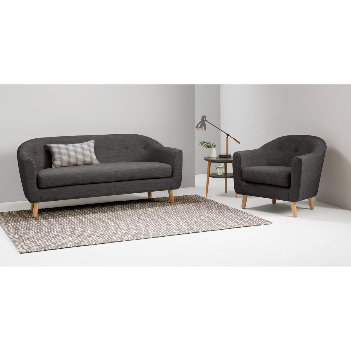 Lottie Armchair, Seal Grey – image 3
