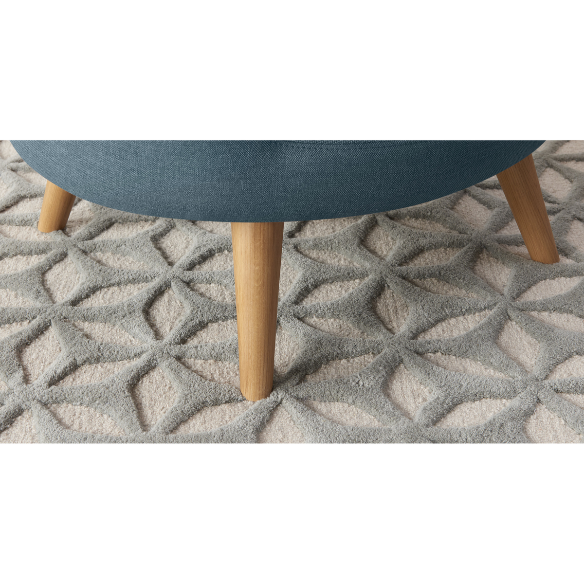 Nya Armchair, Duke Blue Weave – image 4