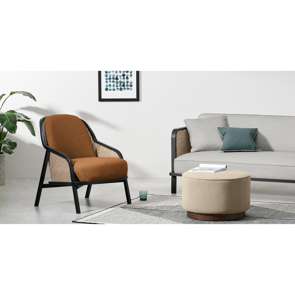 Anakie Accent Armchair, Dune Orange – image 3