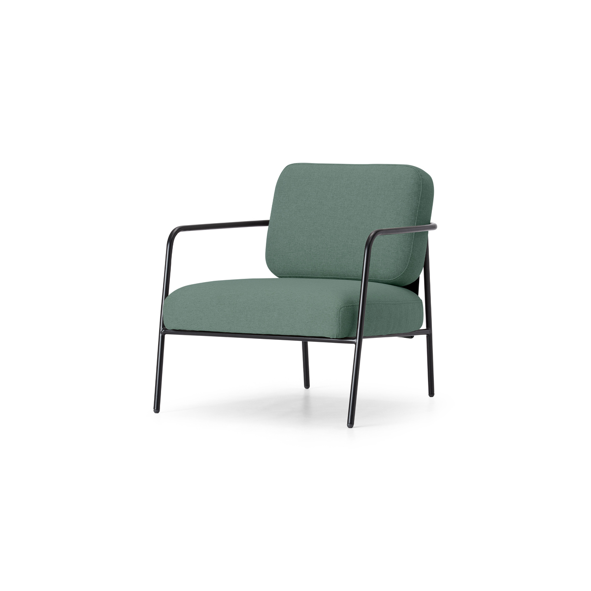 Hopper Accent Armchair, Clover Green and Marl Grey – image 2