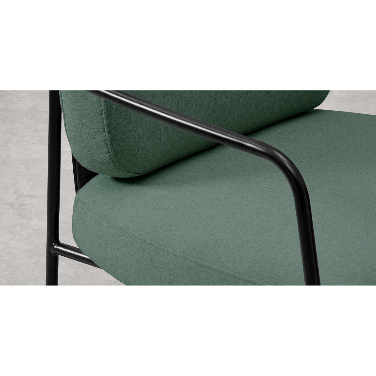 Hopper Accent Armchair, Clover Green and Marl Grey – image 4