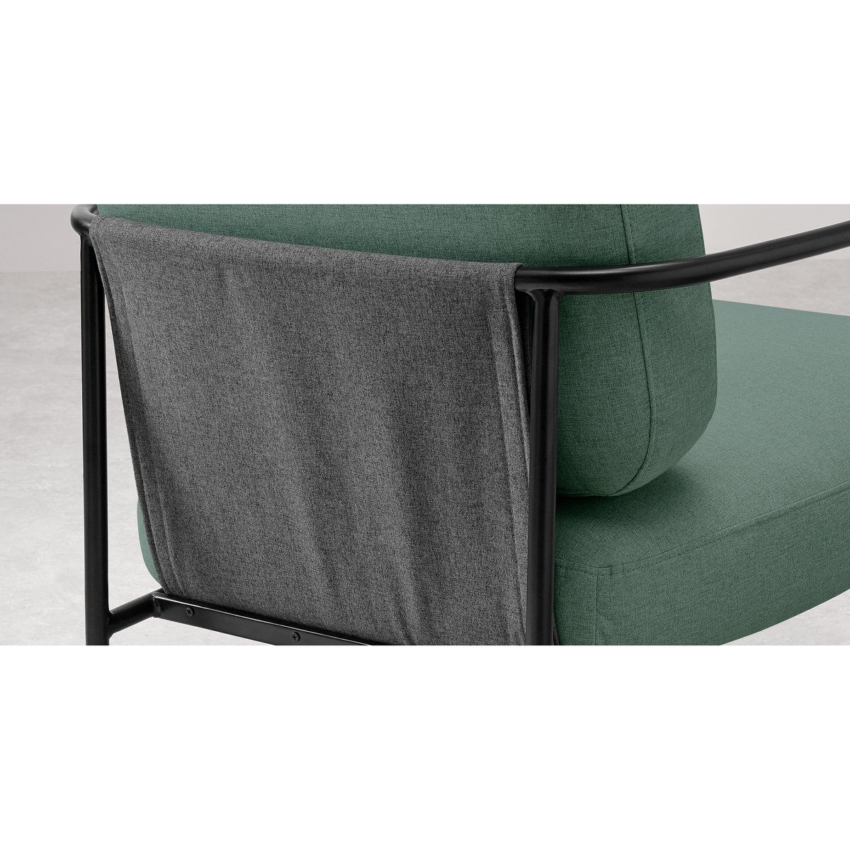 Hopper Accent Armchair, Clover Green and Marl Grey – image 6