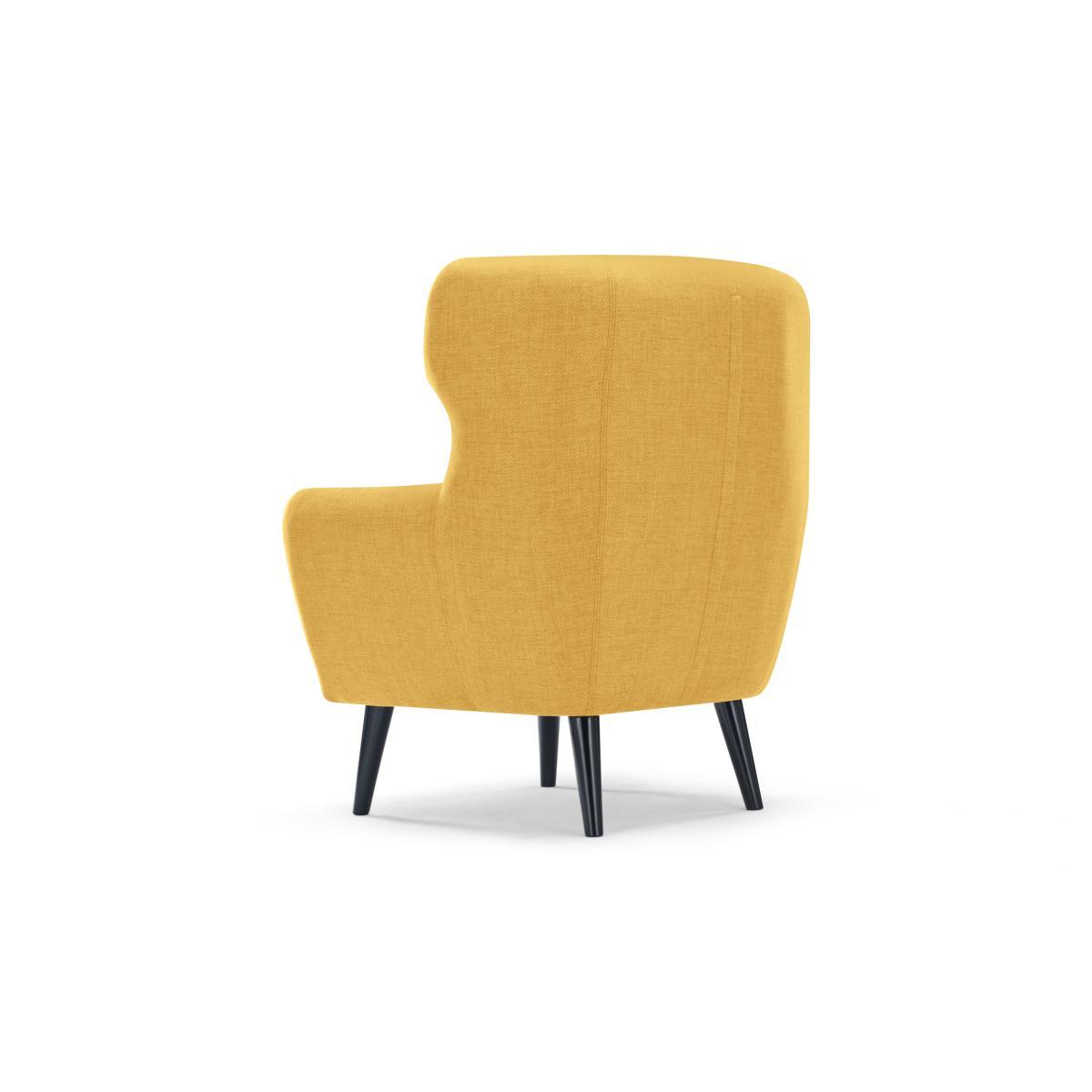 Kubrick Wing Back Chair, Ochre Yellow – image 5