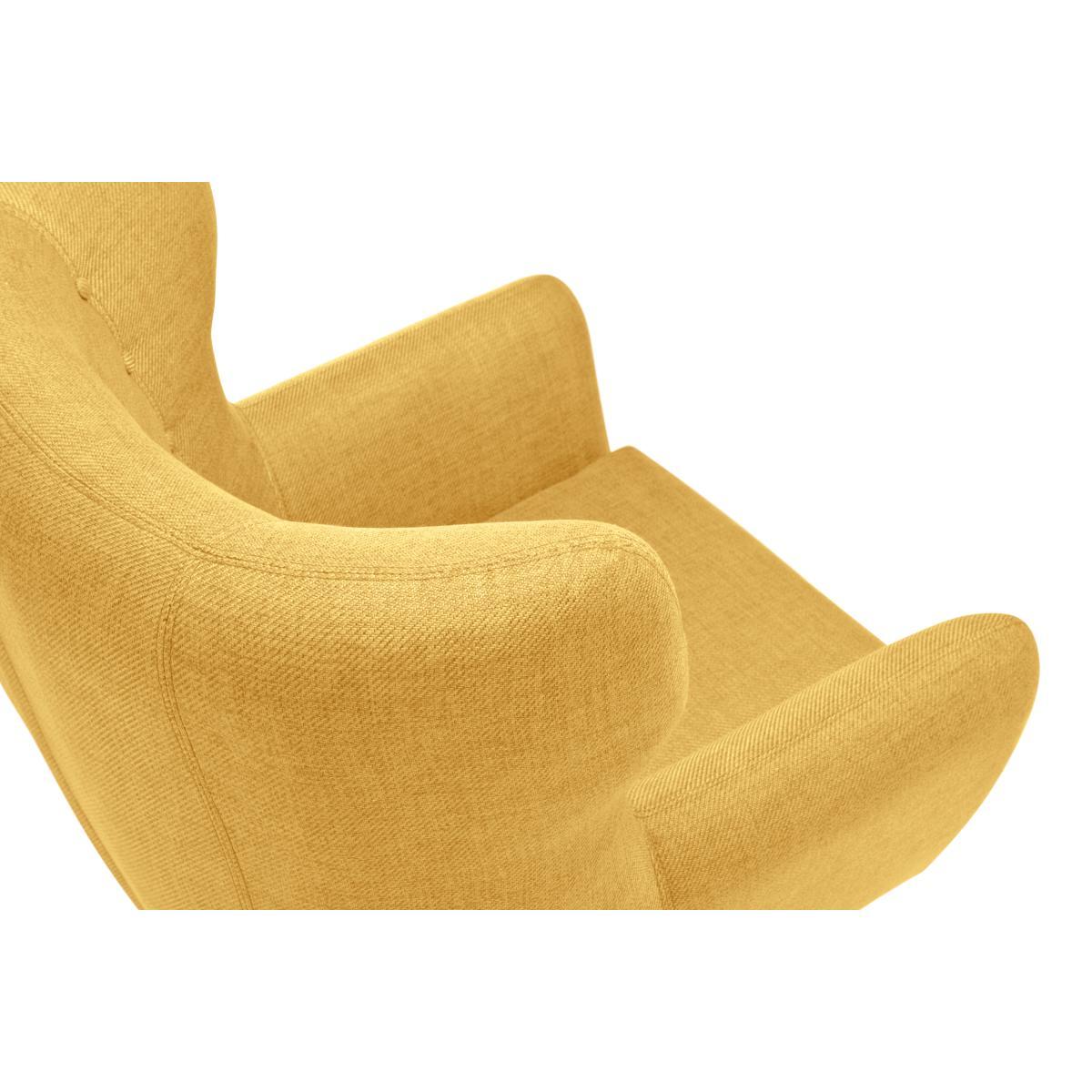 Kubrick Wing Back Chair, Ochre Yellow – image 6