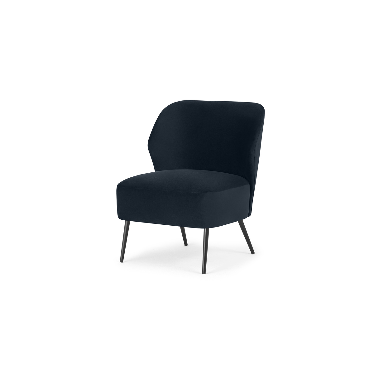 Topeka Accent Armchair, Twilight Blue Velvet – image 2