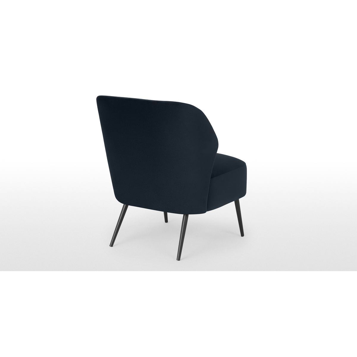 Topeka Accent Armchair, Twilight Blue Velvet – image 5