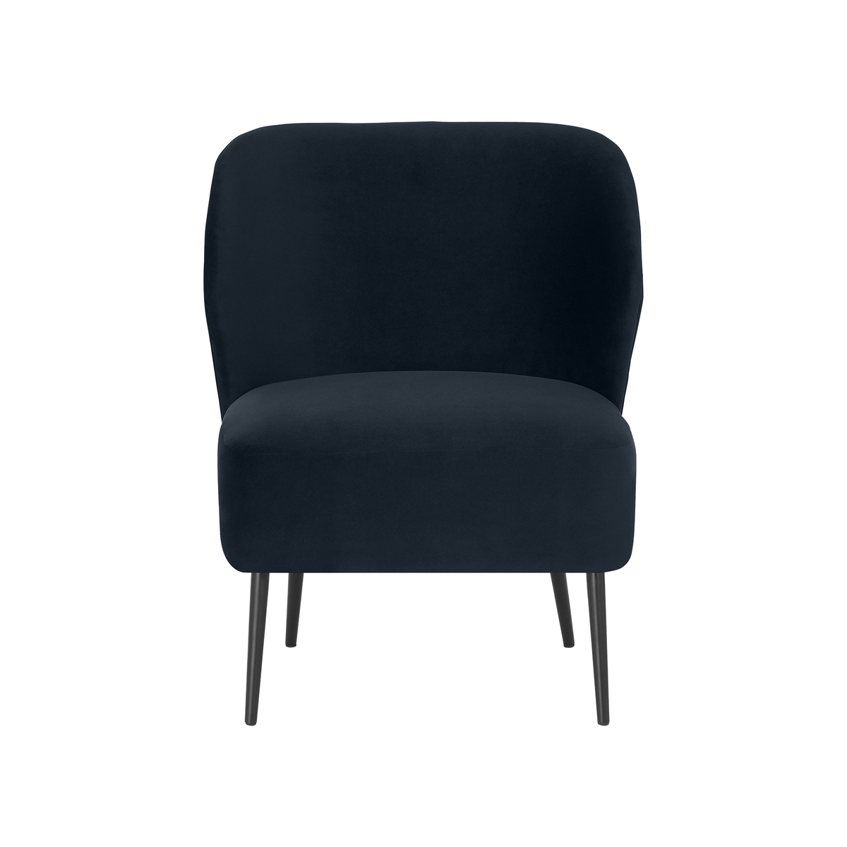 Topeka Accent Armchair, Twilight Blue Velvet – image 1