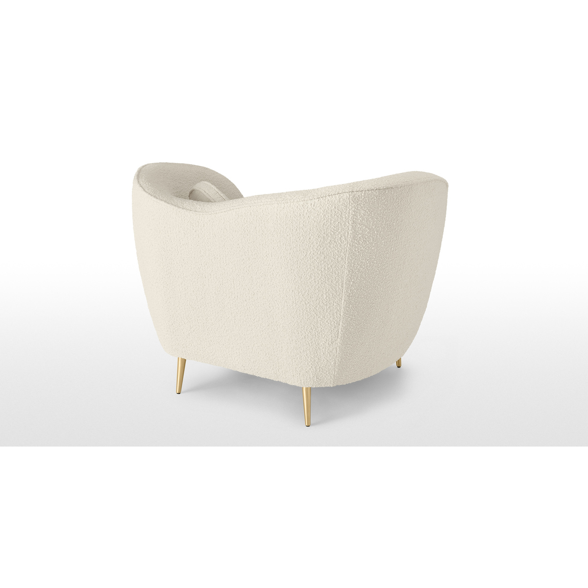 Kooper Accent Armchair, Whitewash Boucle – image 5