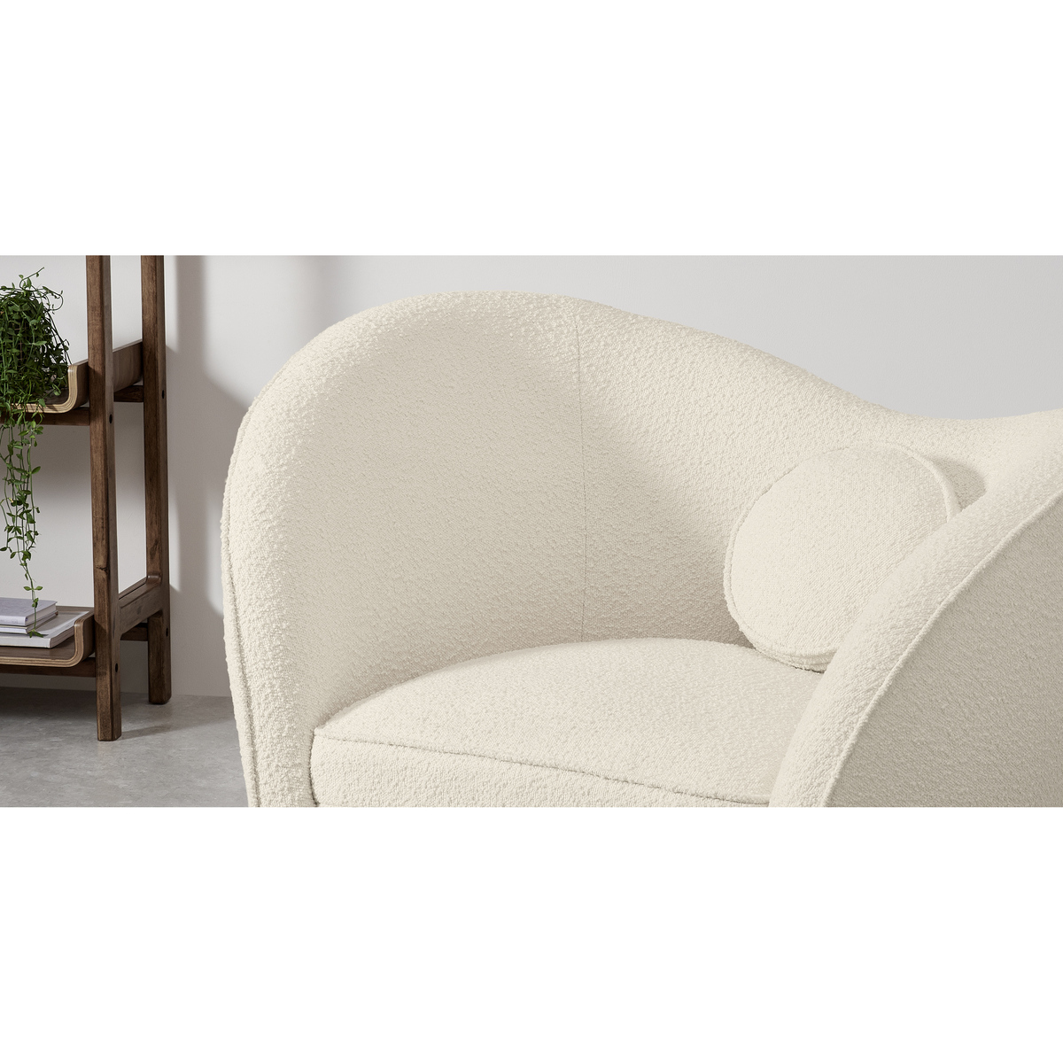 Kooper Accent Armchair, Whitewash Boucle – image 6