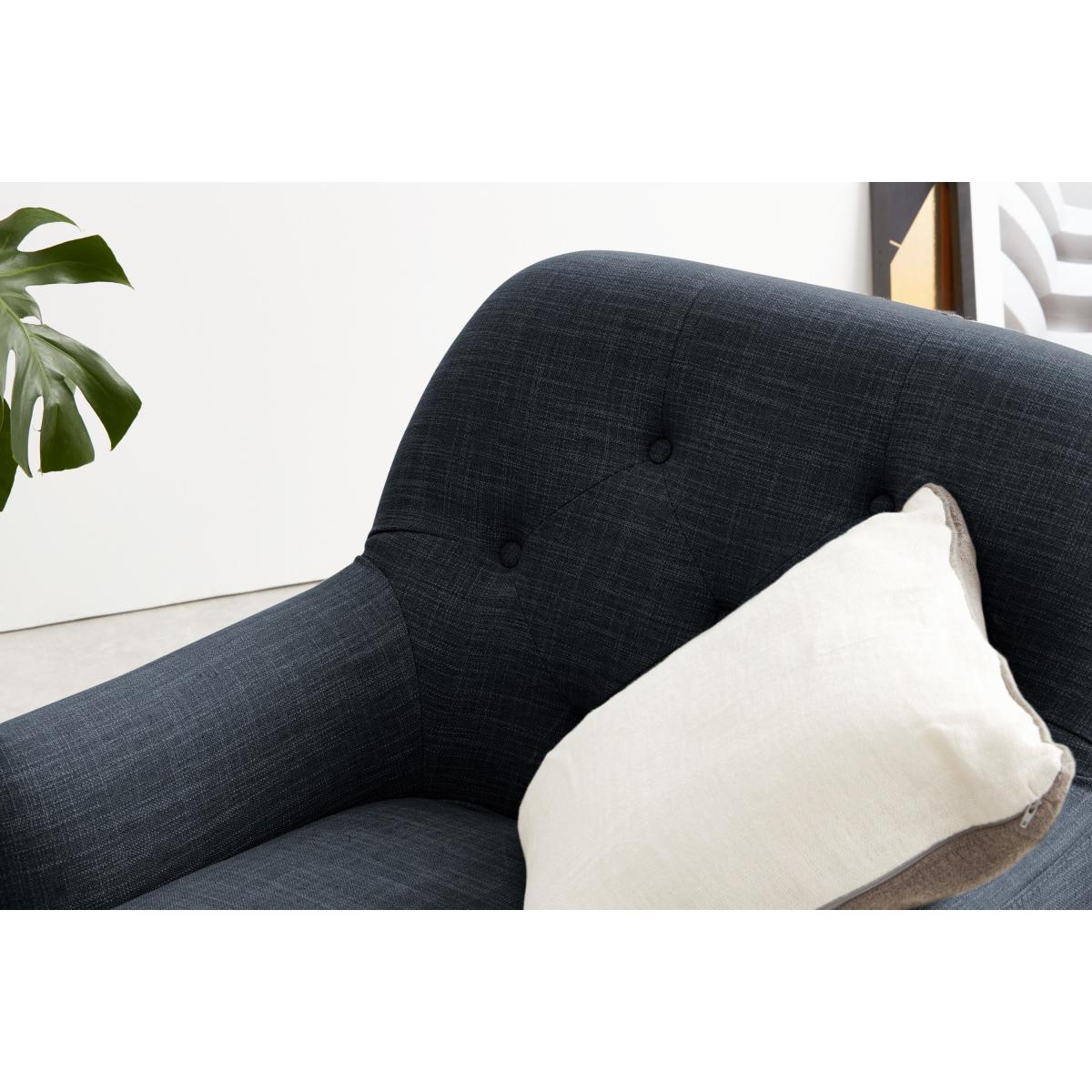 Flynn Armchair, Atlantic Blue Linen Mix – image 5