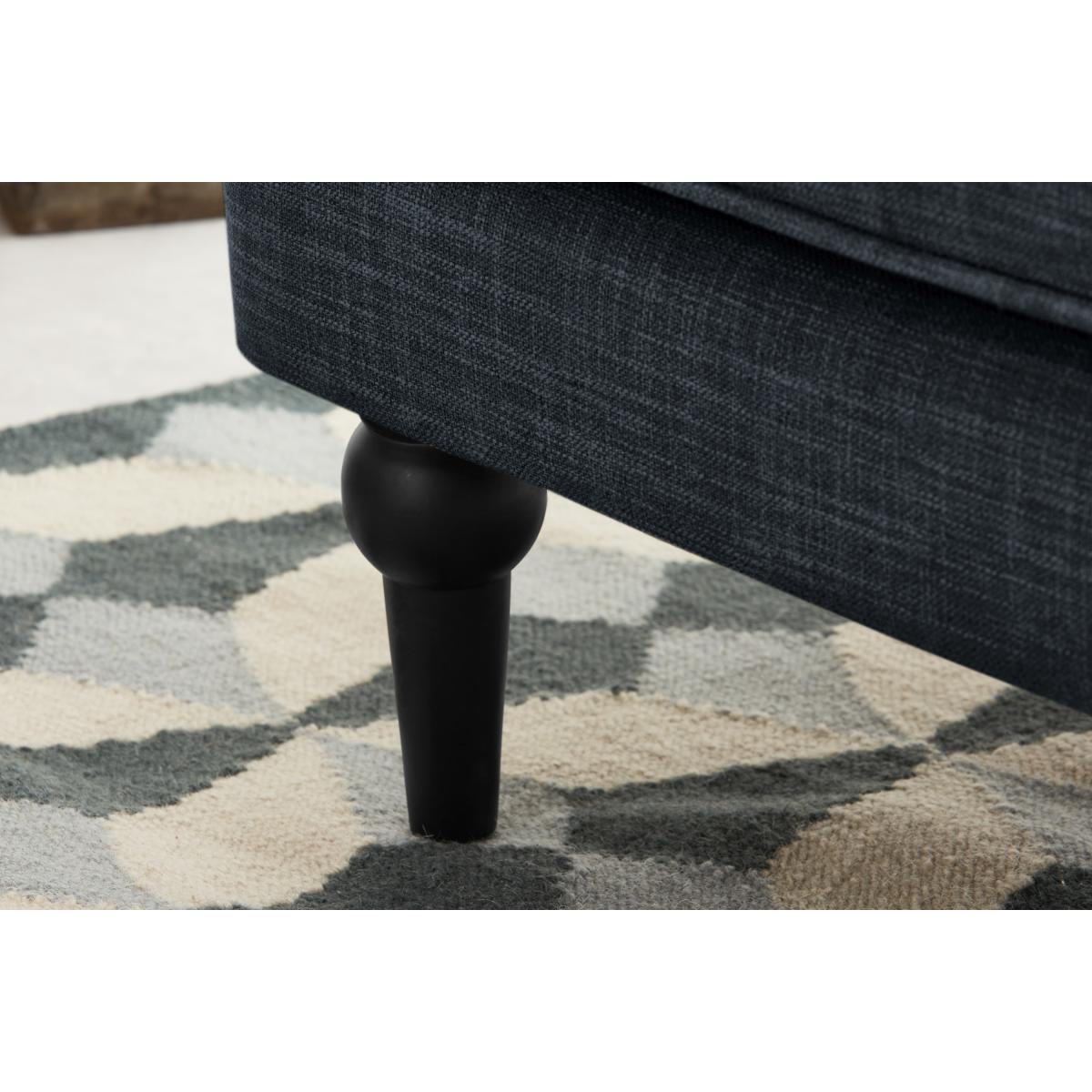 Flynn Armchair, Atlantic Blue Linen Mix – image 7