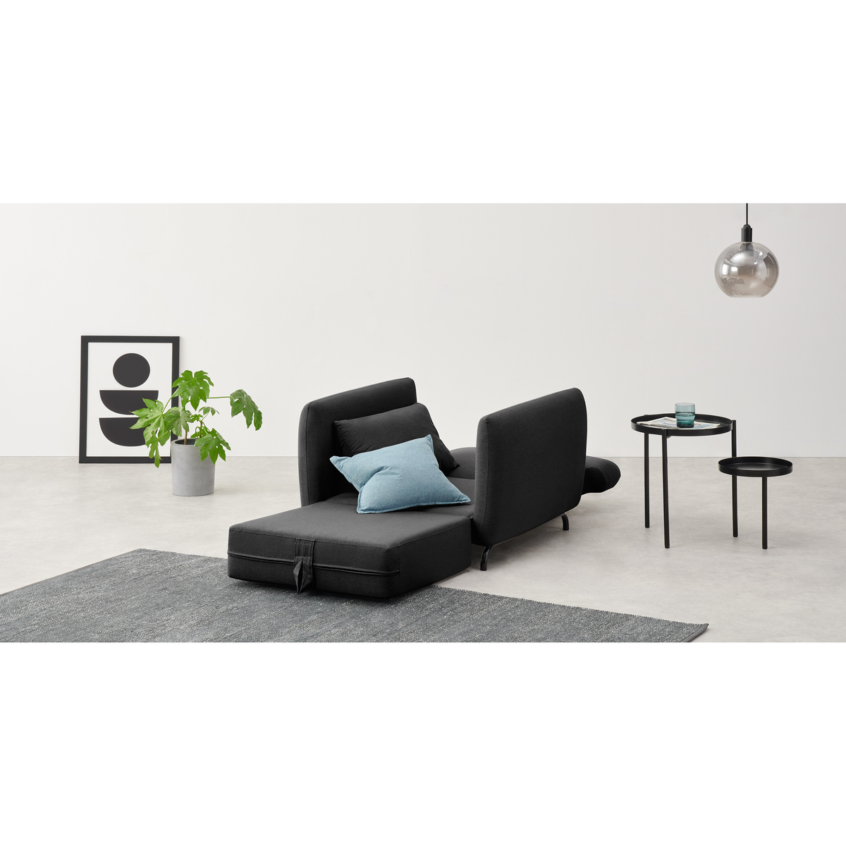 MADE Essentials Rico Sofa Bed, Charcoal Grey – image 6
