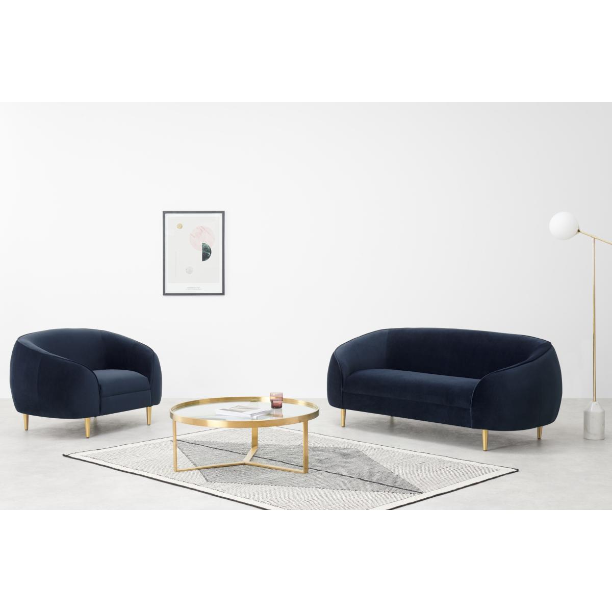 Trudy Armchair, Monarch Blue Velvet  – image 4