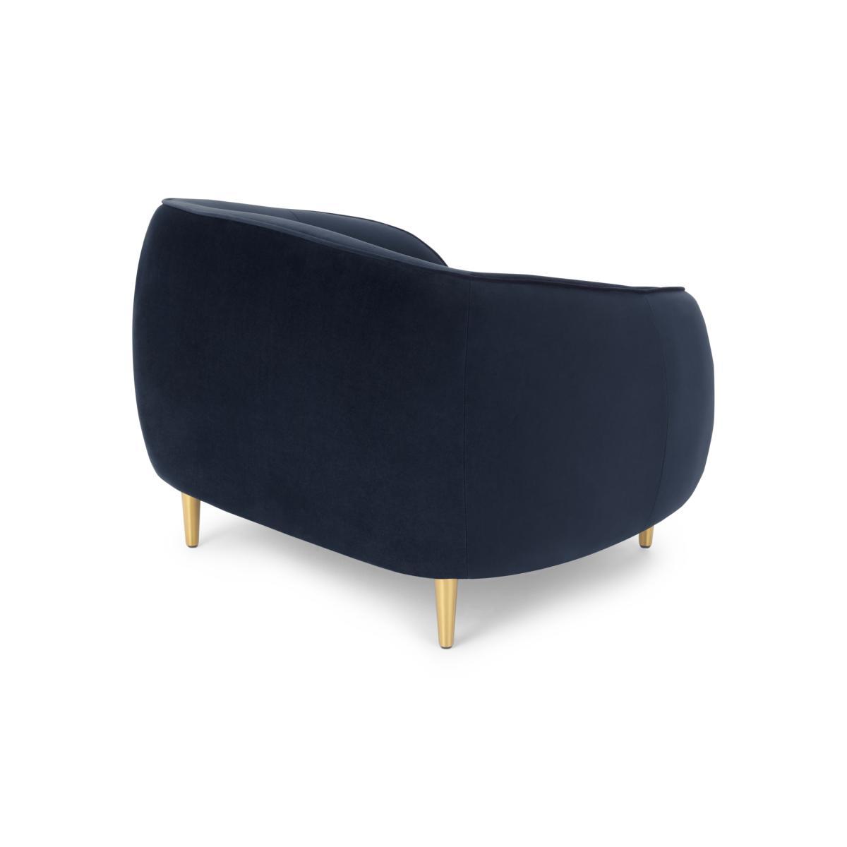Trudy Armchair, Monarch Blue Velvet  – image 6