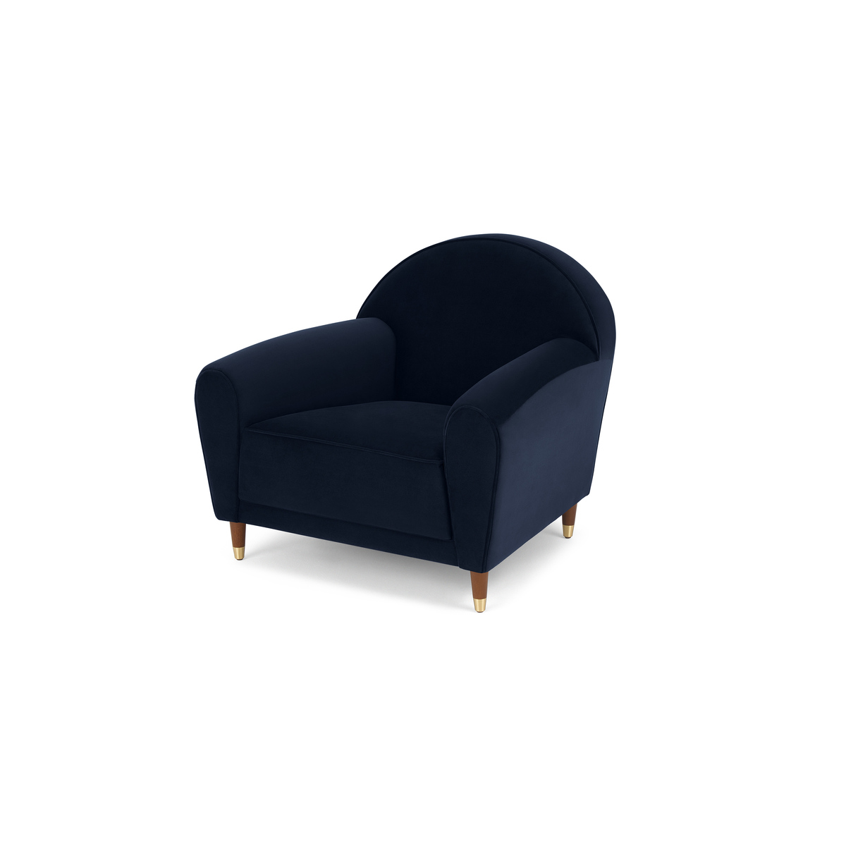 Carlton Armchair, Ink Blue Velvet – image 2