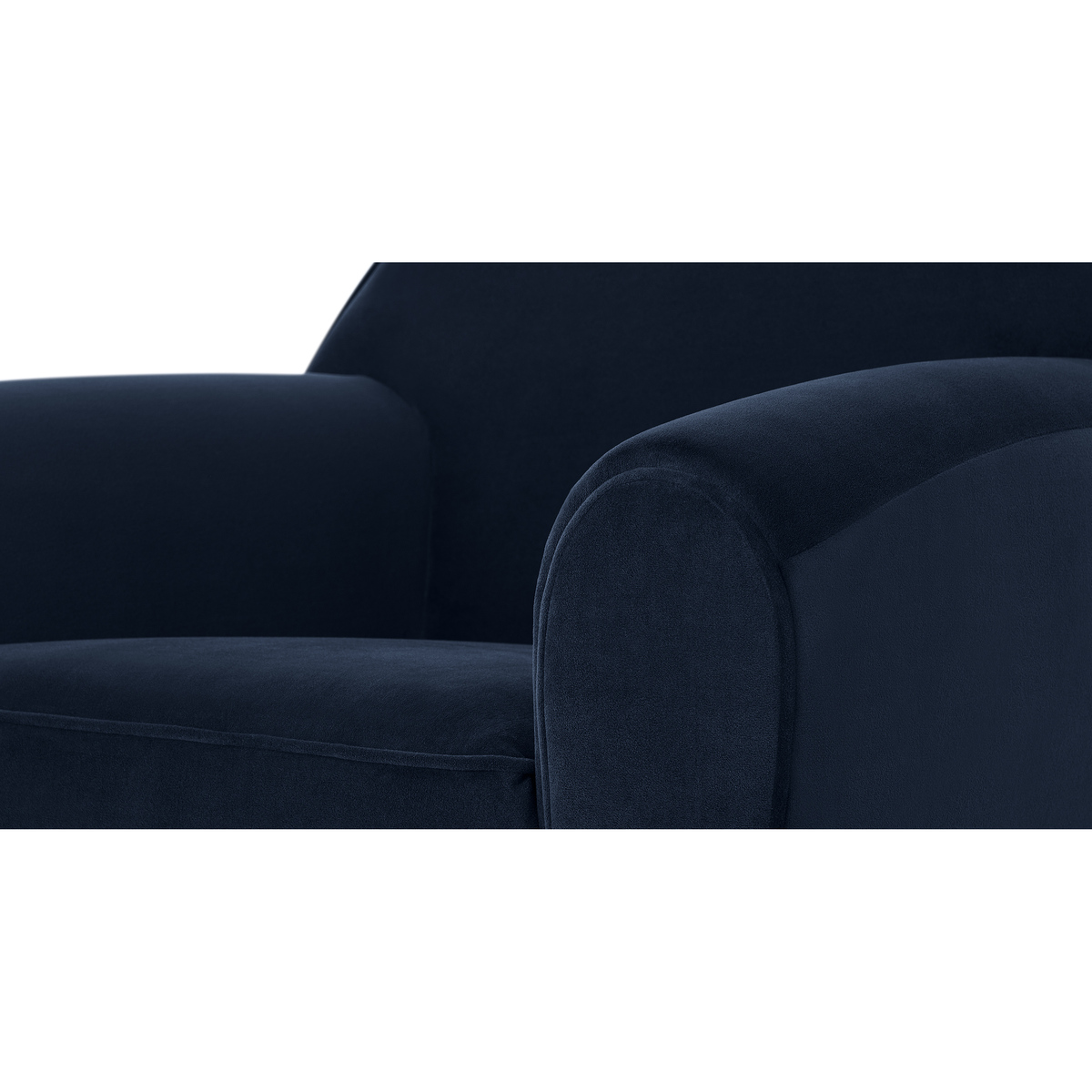 Carlton Armchair, Ink Blue Velvet – image 6