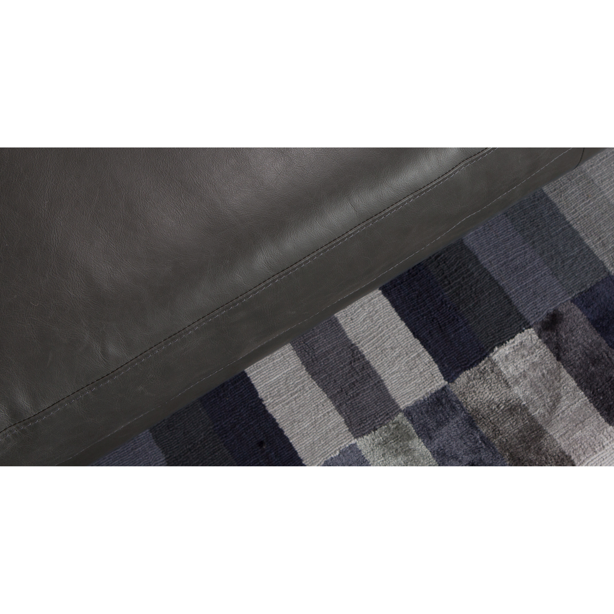 Simone Armchair, Oxford Grey Premium Leather – image 5