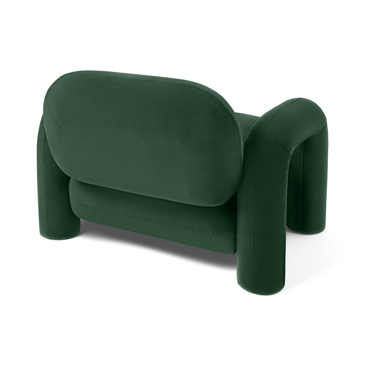 Bobo Accent Armchair, Moss Green Recycled Velvet – image 7